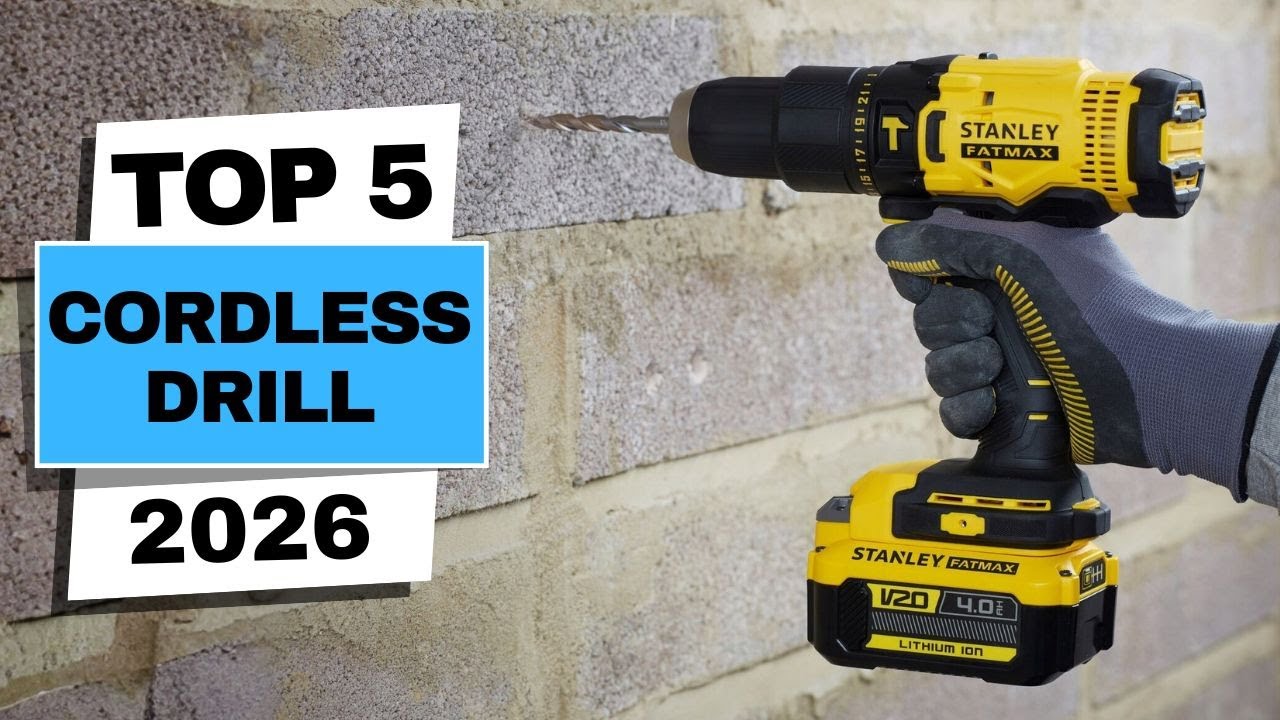 TOP 5 Best Cordless Drills 2026 | Best Drill Review
