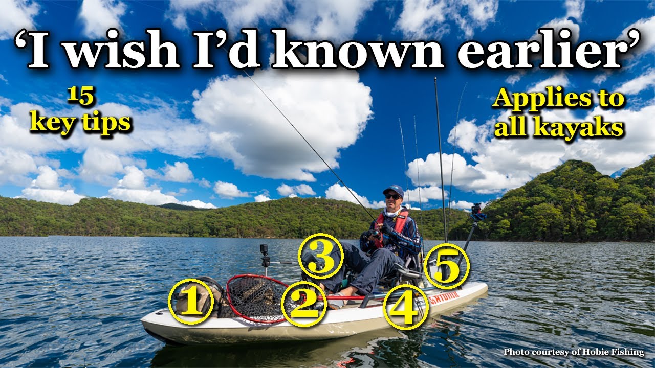 Beginner Kayak Fishing setup tips and tricks - featuring the Hobie Lynx
