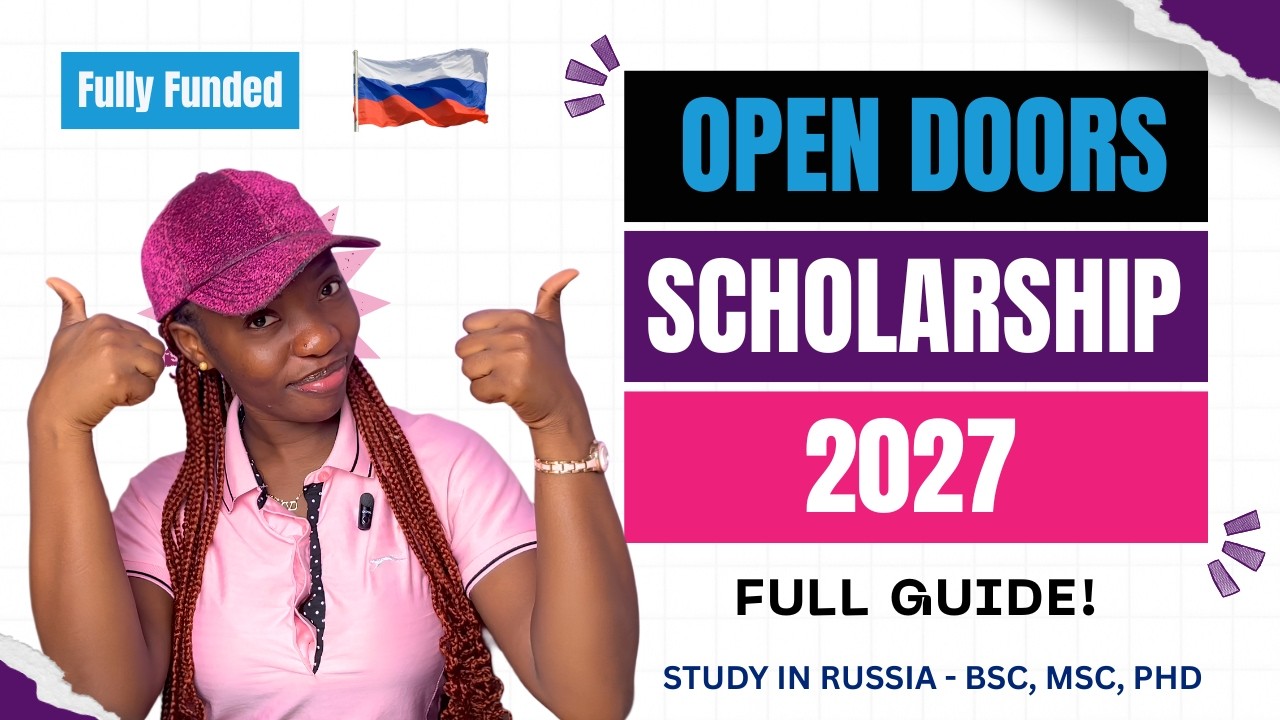 Open Doors Scholarship 2027 | Fully Funded Bachelor's, Master's & PhD | Full Guide