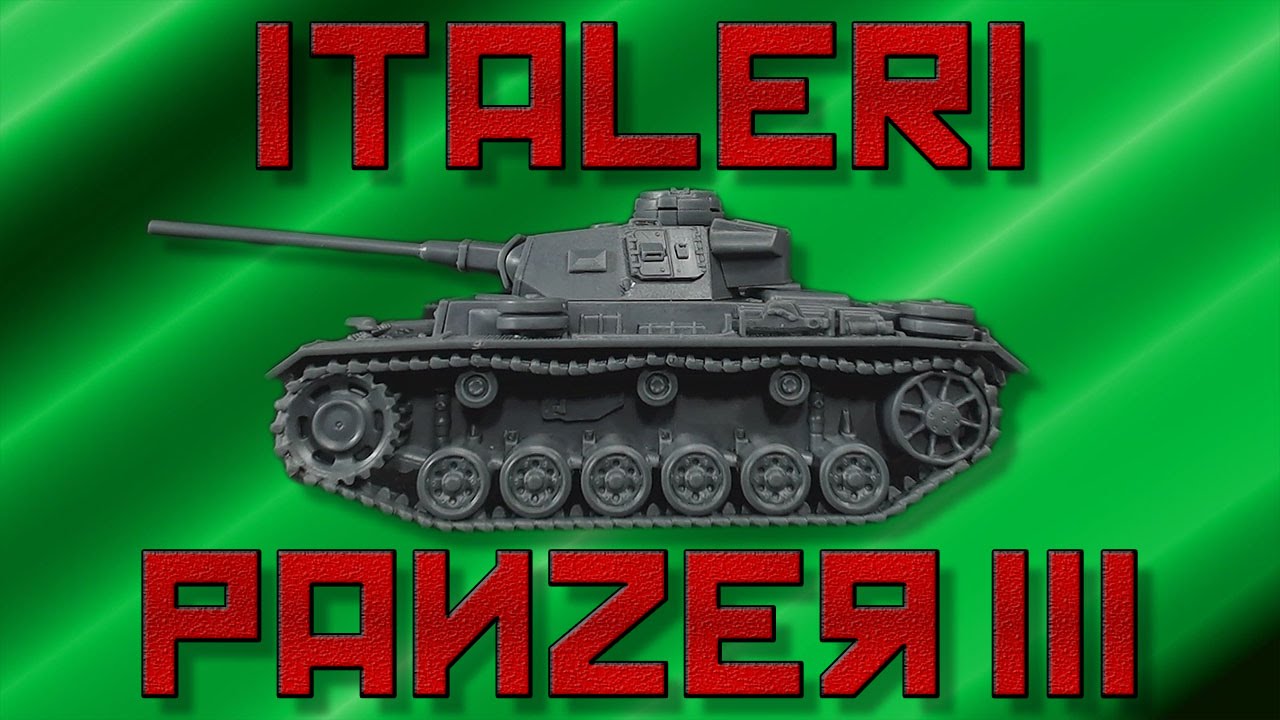 Italeri's plastic Panzer III Assembly [28mm]