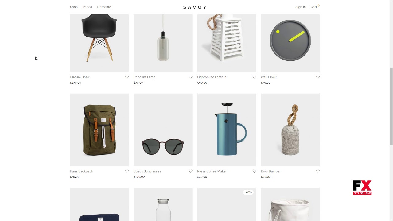 Savoy - Minimalist AJAX WooCommerce Theme      Albin Ayden