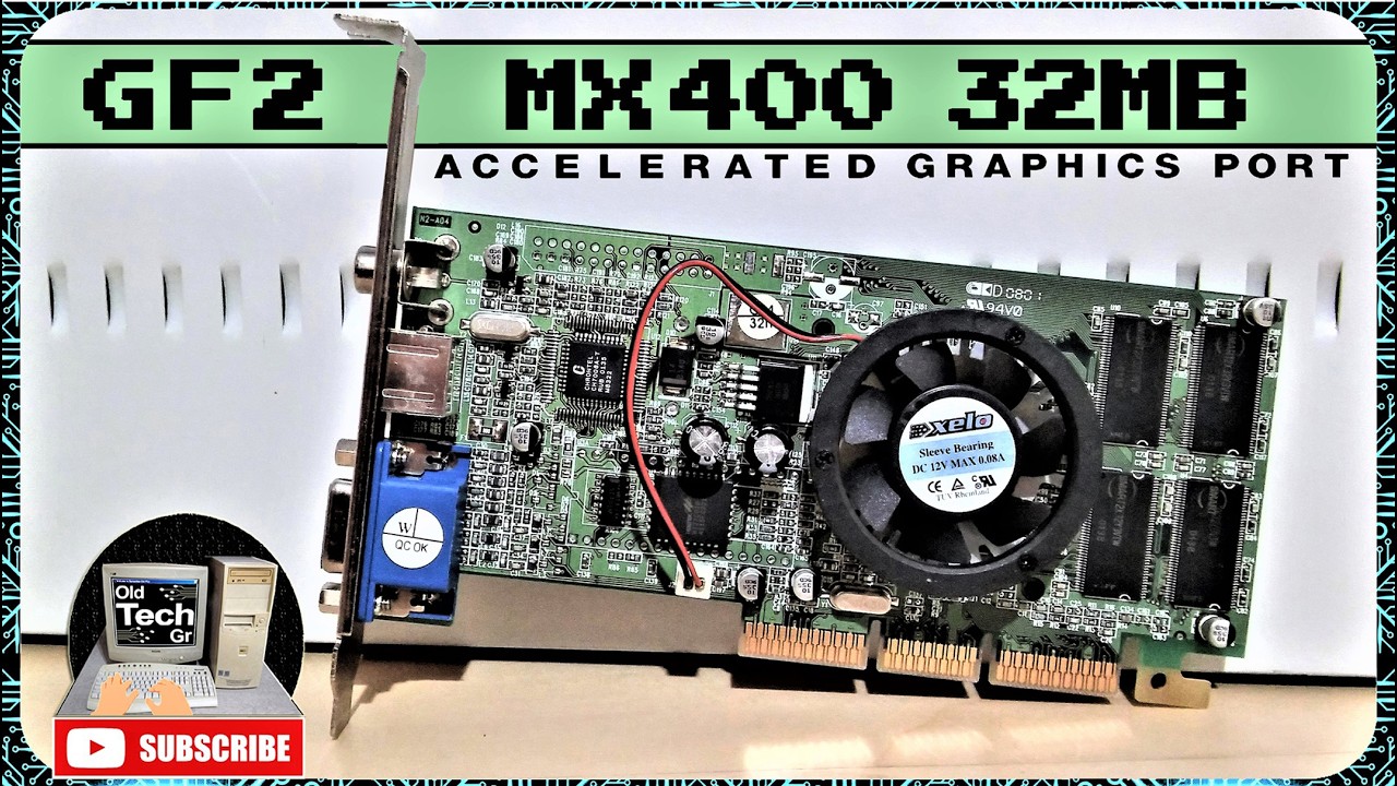 NVIDIA XELO GeForce 2 MX400 32MB 128bit SDR AGP 4x Graphics Card