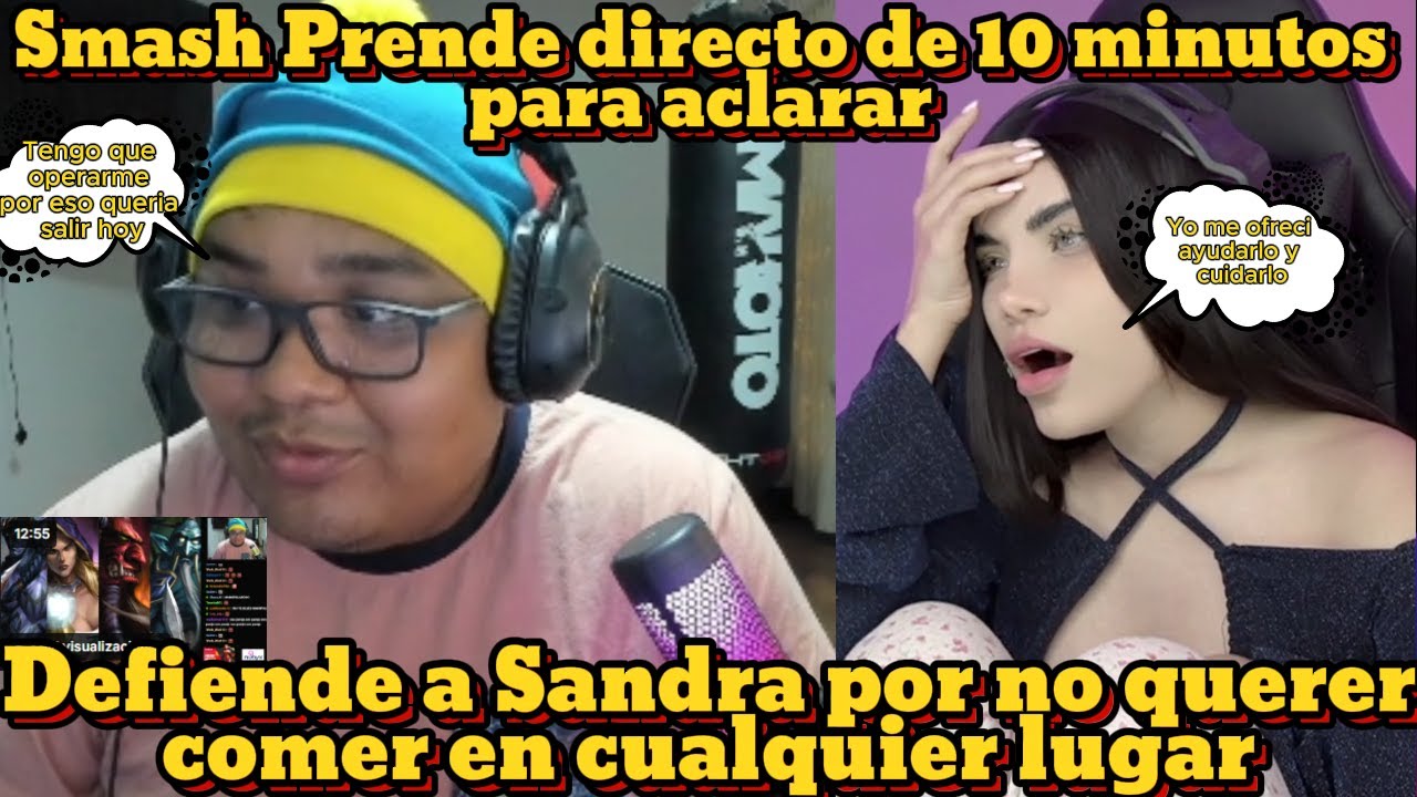 Smash le dice a Sandra para comer pollito hoy | Le tiran patricios a Sandra | Smash entra Aclarar