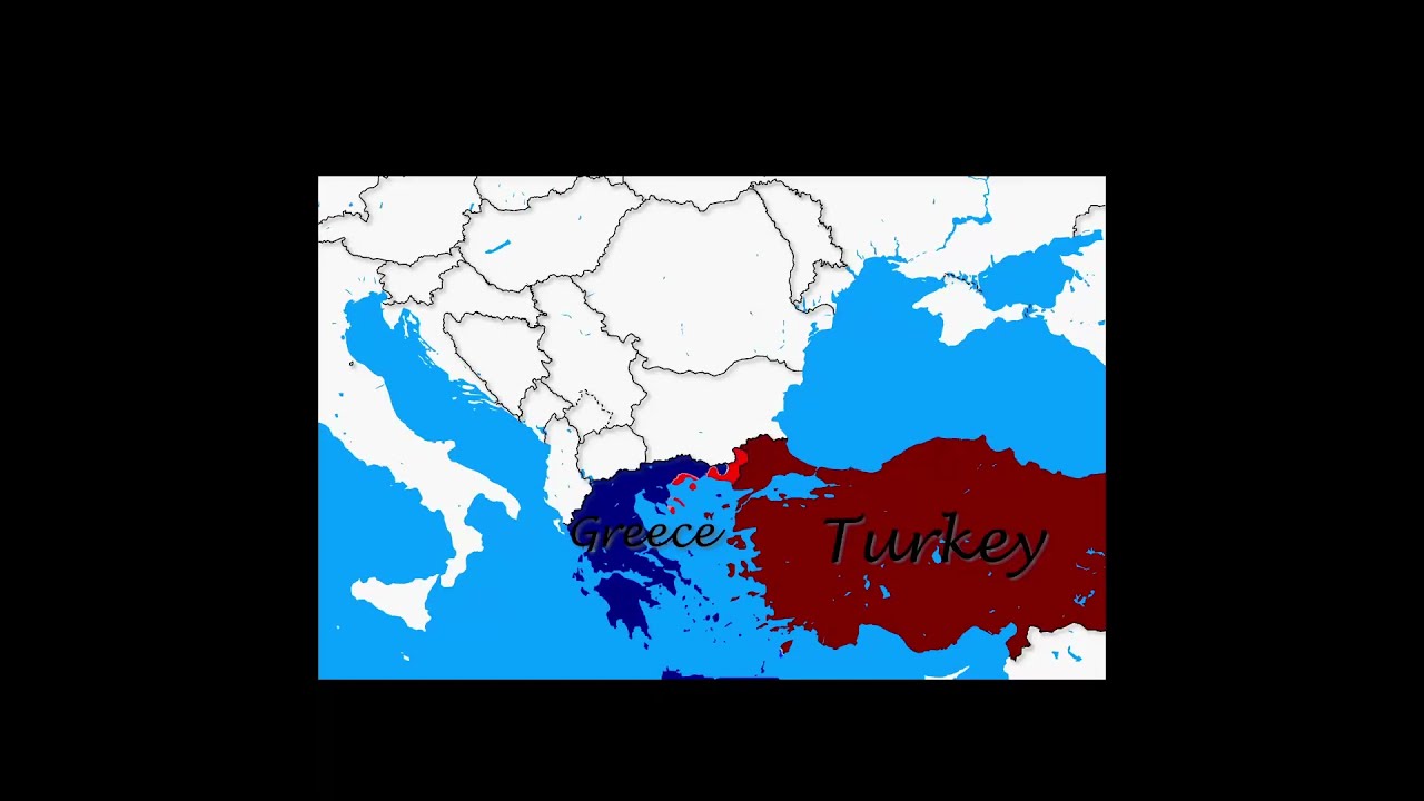 Greece vs Turkey #history #greek #empire #map #ww2 # #mapping #geography #europe