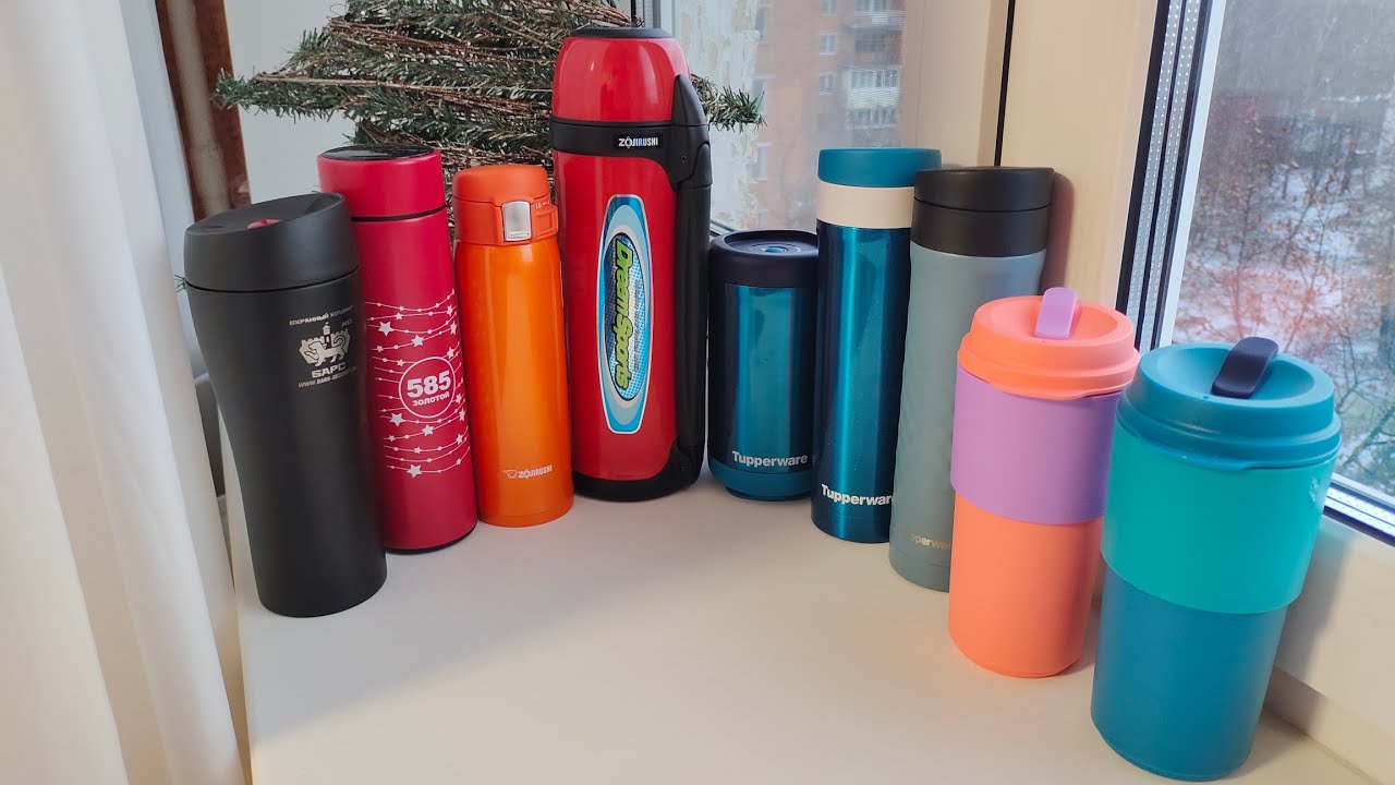 Новая термокружка от Tupperware. Все мои термосы и термокружки.
