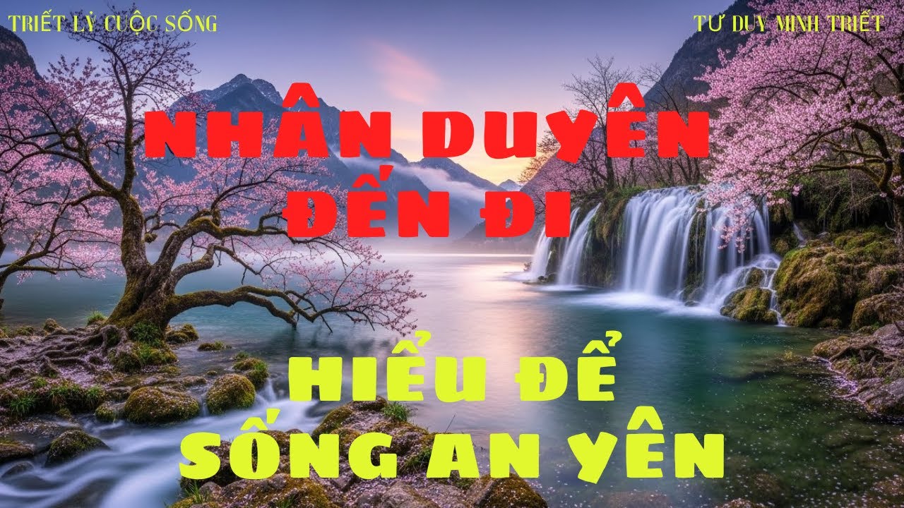 Nhân duyên đến và đi có rất nhiều lý do - Triết Lý Sống Tỉnh Thức Và Bình An giữa vô thường.