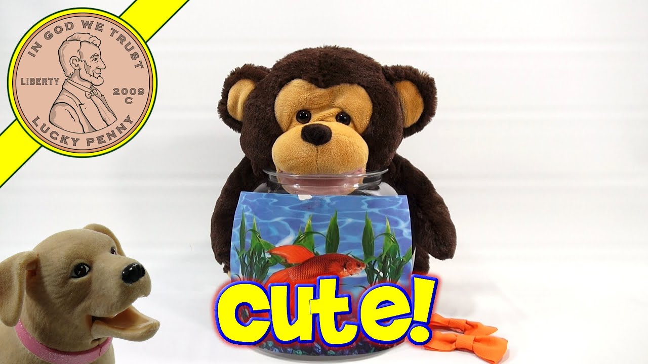 Teddy Tank!  As Seen On TV - Monkey Fish Bowl - George Moves In!