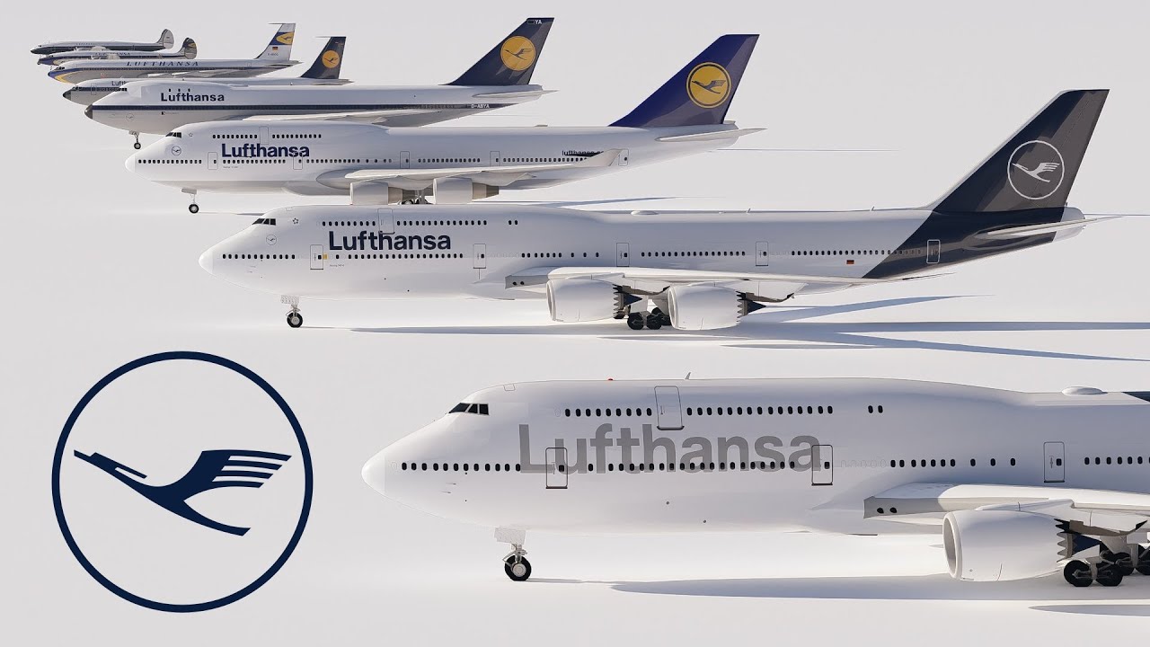 The Evolution Of The LUFTHANSA Livery