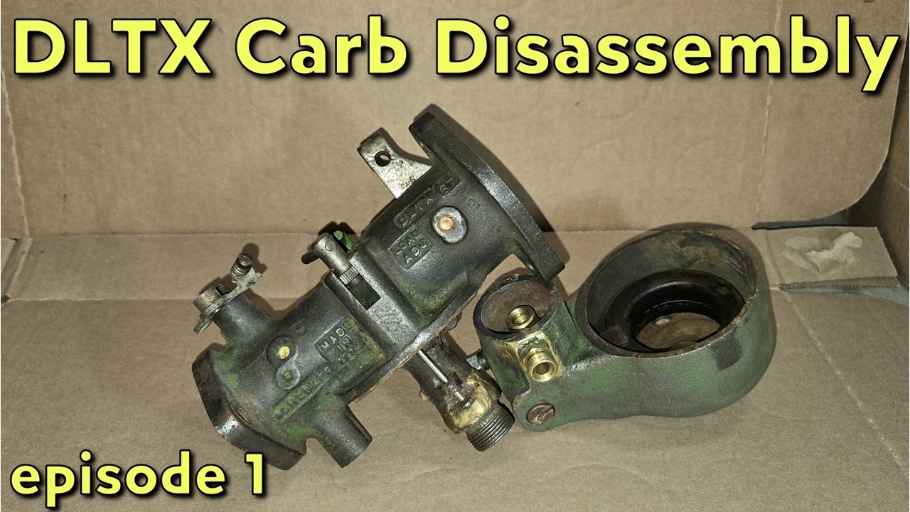 Разборка карбюратора - E1 John Deere DLTX Carburetor Mini Series