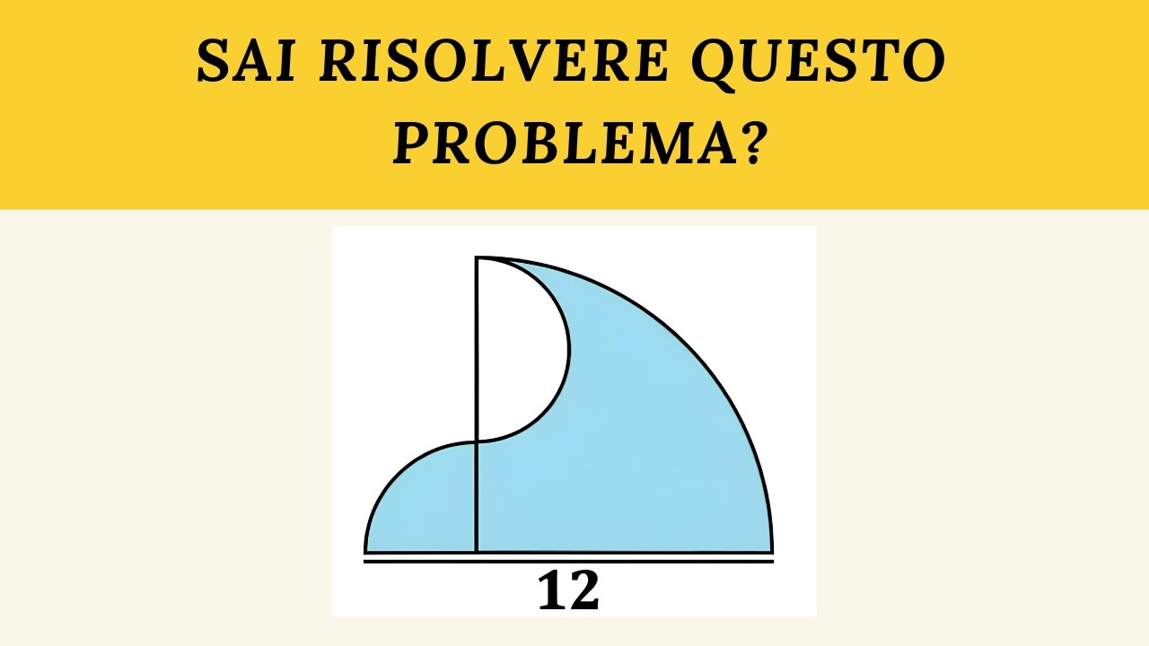 Sai calcolare l'area dell'onda azzurra? - Un problema di calcolo delle aree