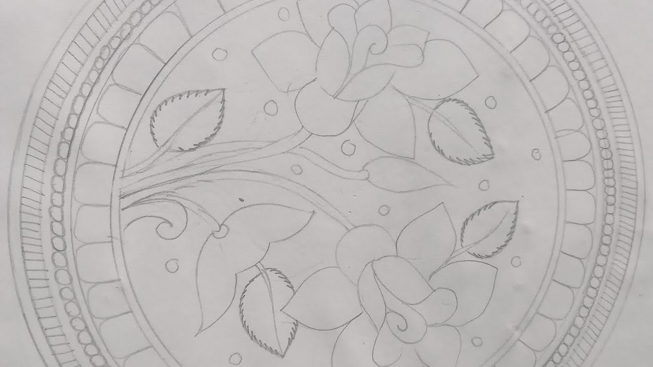 Aalekhan aur Mandala art ka Anokha Sangam Sundar design Ka Jadu step by step tutorial