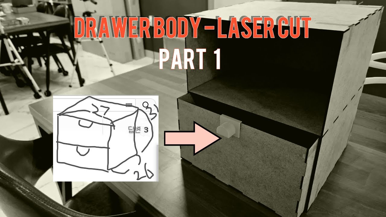 DIY Two-Tier Drawer | Laser Cutting MDF