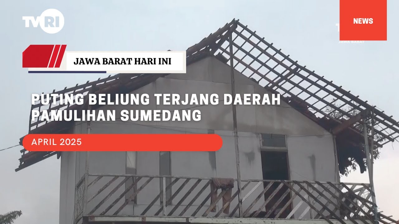 Puting Beliung Terjang Daerah Pamulihan Sumedang