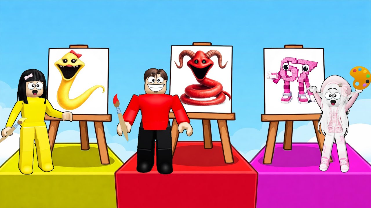 Yuta Mio Dan Baby Celine Lomba Gambar Brainrot Dan Hungry Worm | ROBLOX