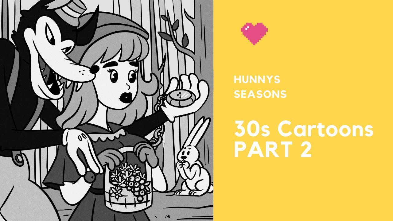 Hunnys Seasons NFT Art: 30s Cartoons 2/6 - PART 1