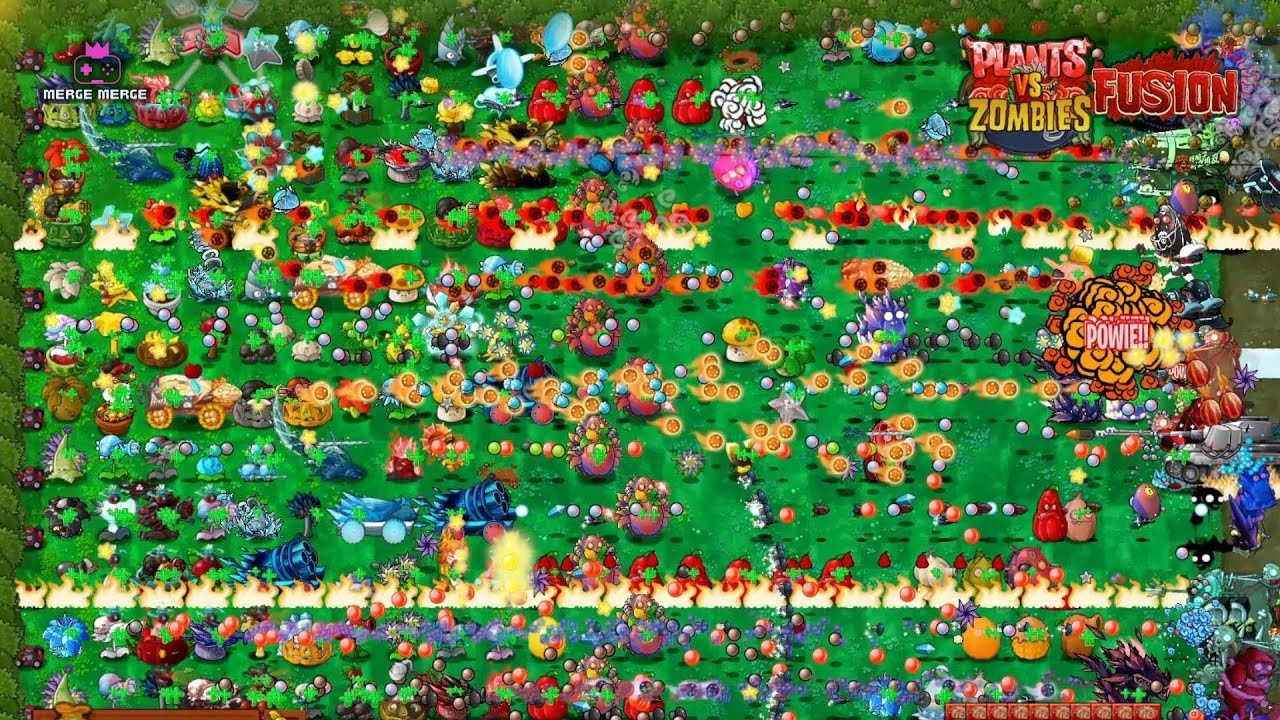 PvZ Fusion - Guarana Edition : Larg Map - Gameplay  53