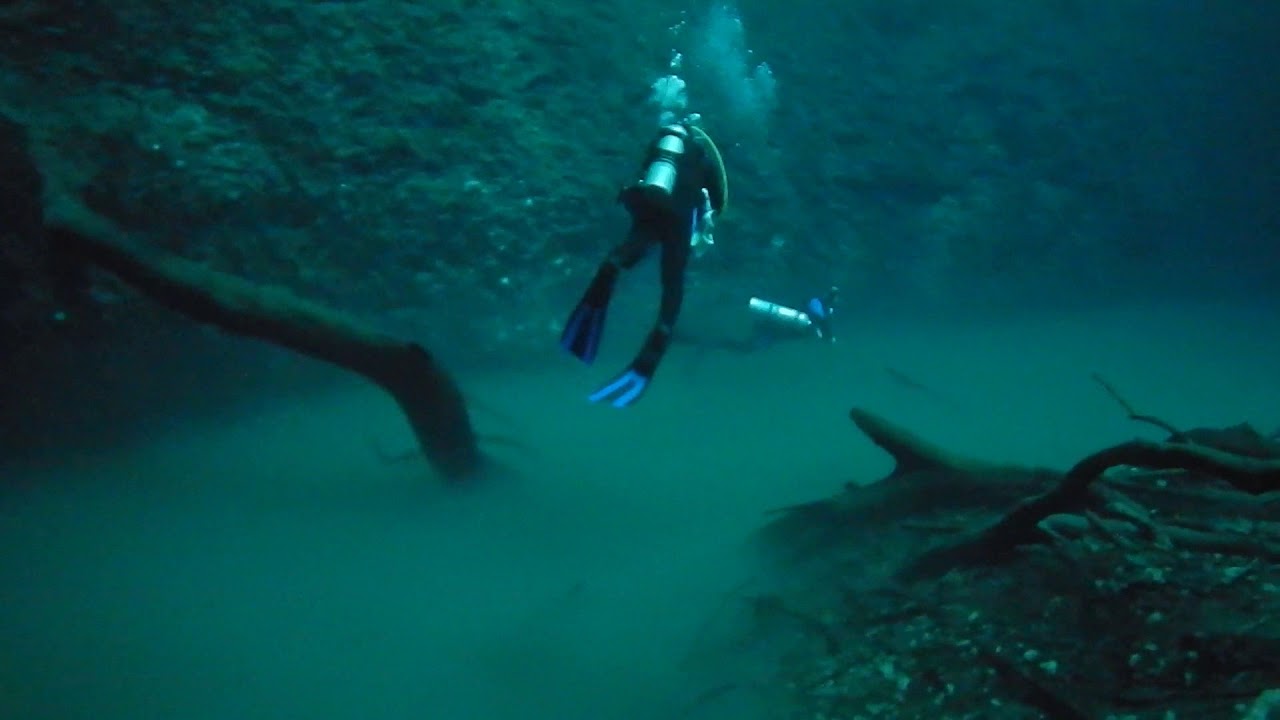 MEXICO 2017 CENOTE ANGELITA  DZINIO PART 3  SUPER NURKOWANKO
