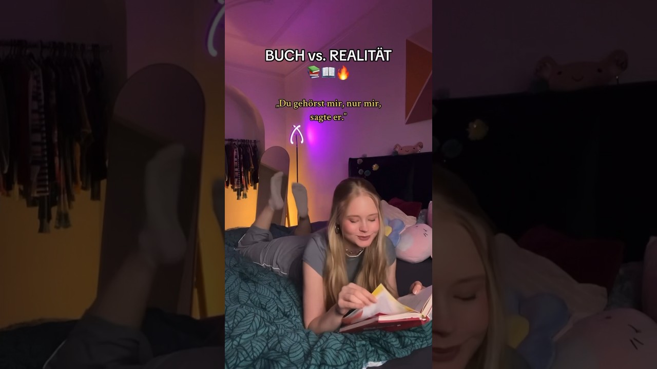 BUCH vs. REALIT&Auml;T 🔥📖📚 #beziehung #beziehungsfakten #comedy #viralvideo