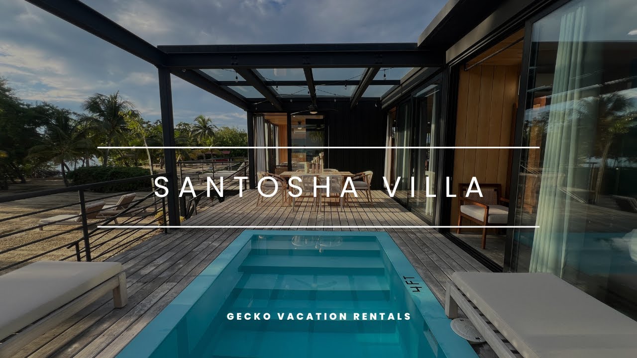 Santosha Villa - Modern Island Sanctuary with Private Pool on Placencia Caye