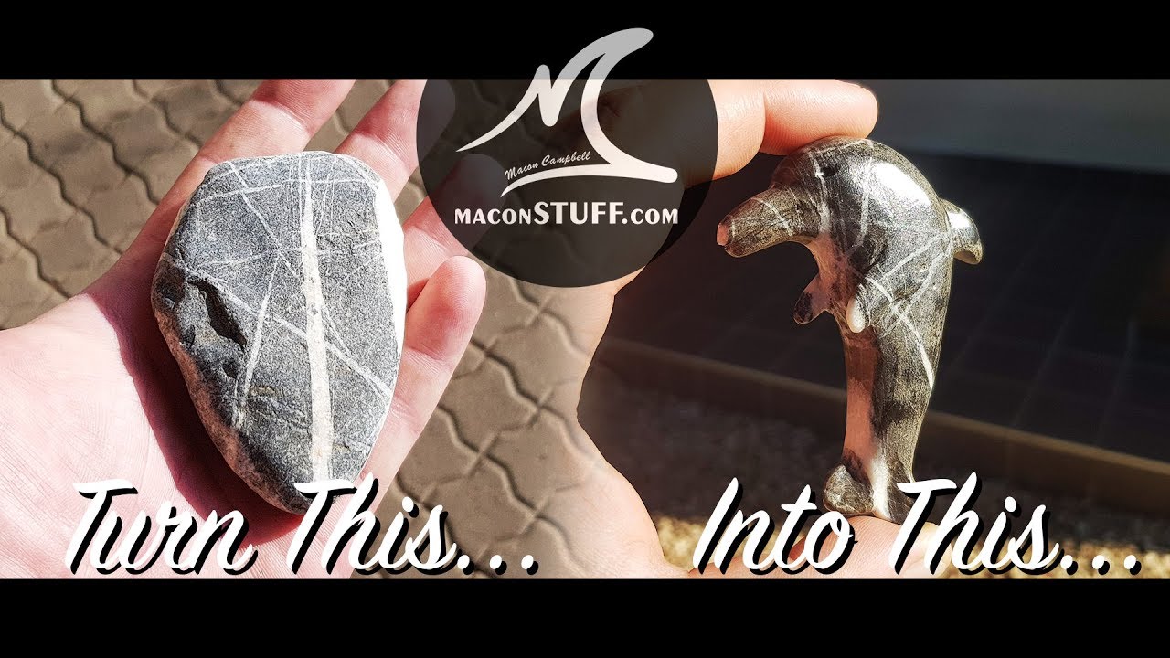 Carved a Dolphin out of a Rock