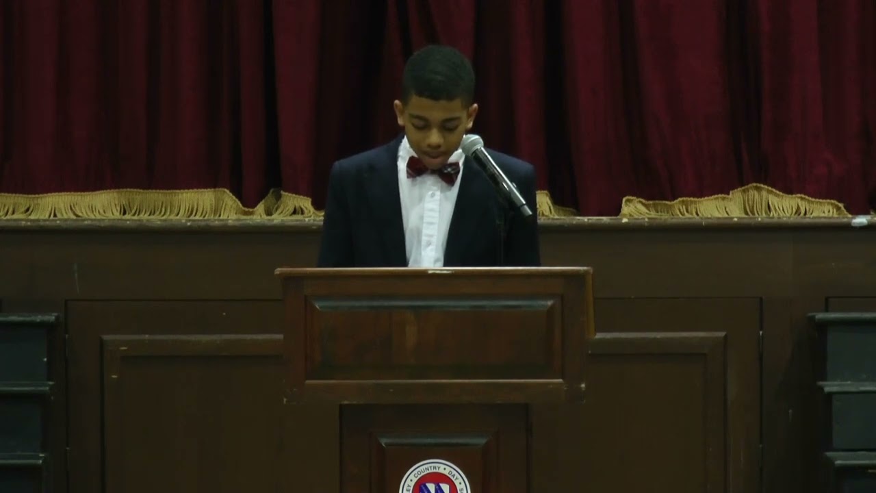 Aaron Spence - 8th Grade Speech 11/4/22