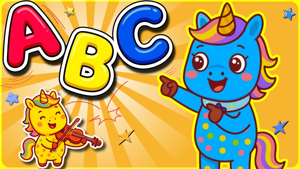 ABC Divertido com Sons das Letras | Aprenda o Alfabeto Cantando com Unicórnio Pipadinho 🦄🎵