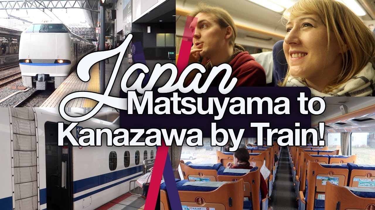Epic JR Train Journey: Matsuyama to Kanazawa! Shinkansen | Thunderbird | Japan Rail | thisNatasha