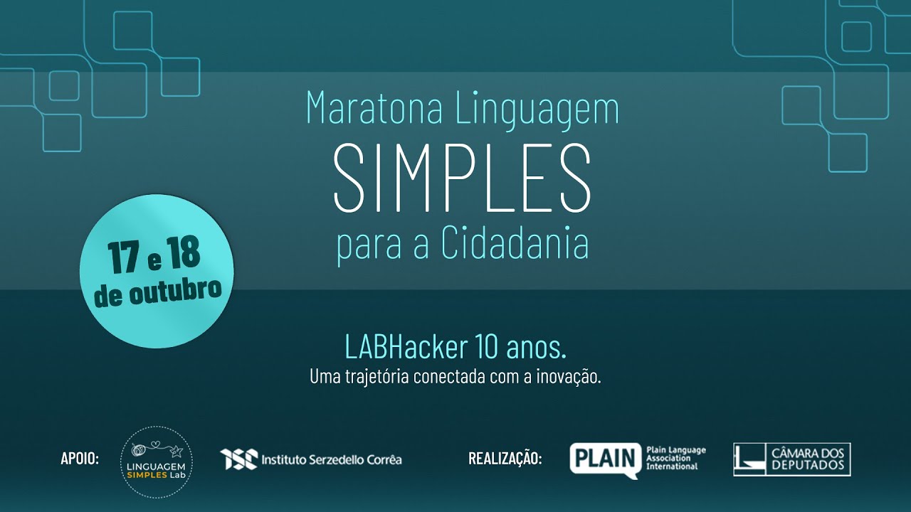 Maratona Linguagem Simples para a Cidadania