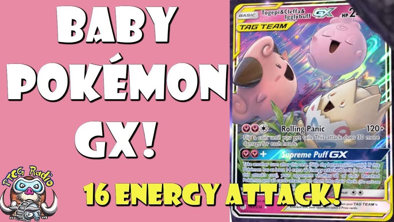 Baby Pokemon Tag Team GX Can Remove Your ENTIRE Bench… (For 16 energy!)