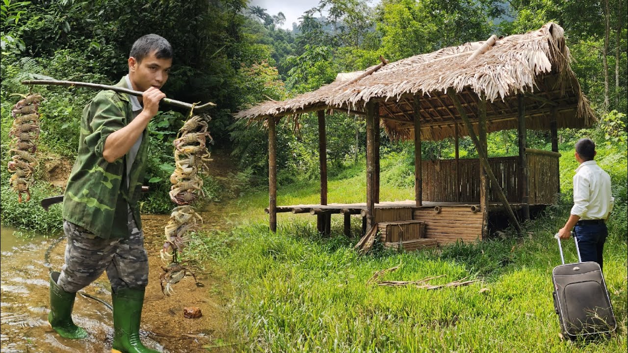 ATIMELAPSE: CEO gardening on the mountain, making a living, raising fish, growing vegetables