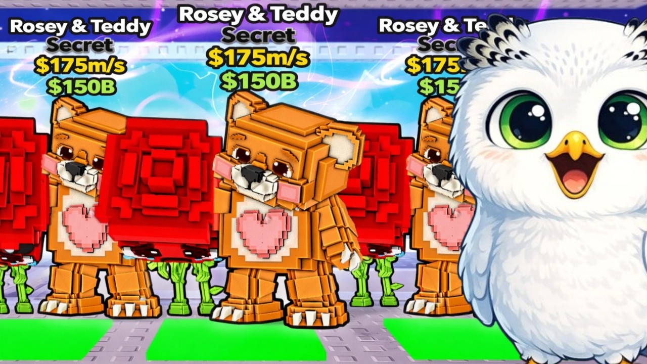 Cheltui $967,693,666 pe ROSEY & TEDDY in Steal a Brainrot...