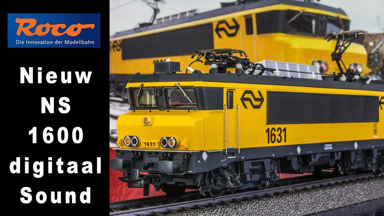 De nieuwe Roco NS 1600 in 1:87 H0. (DCC/AC Sound)
