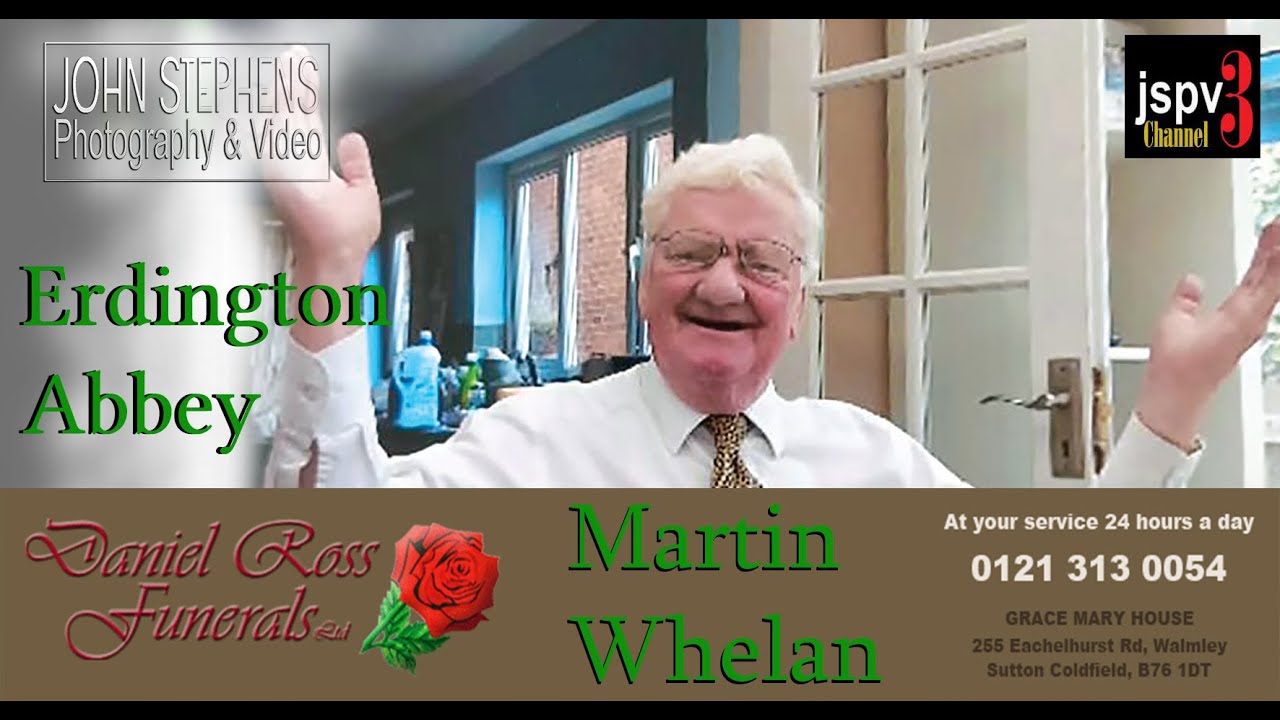 Funeral Service for Martin Whelan at Erdington Abbey by JSPV & Daniel Ross Funerals