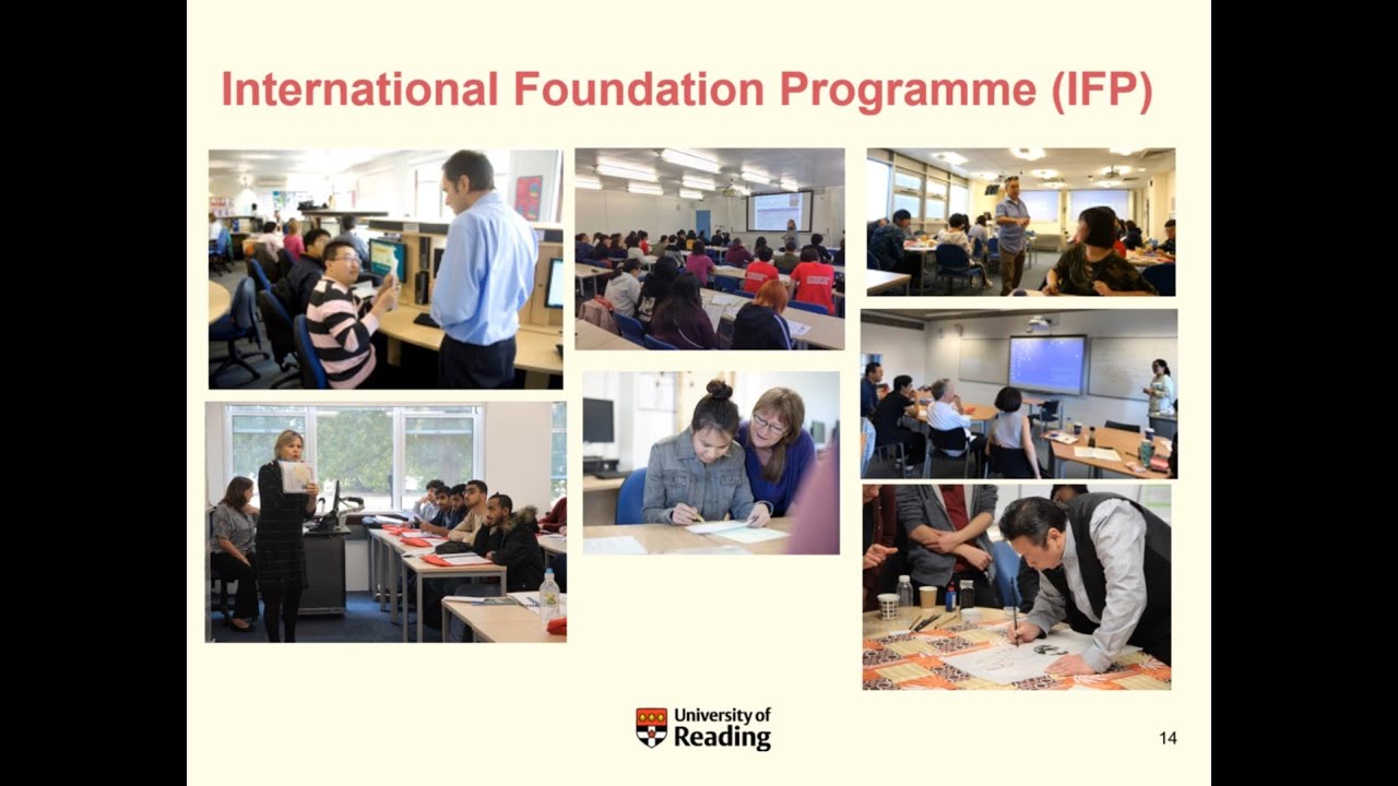 Slide presentation about the International Foundation Programme (IFP) at the University of Reading