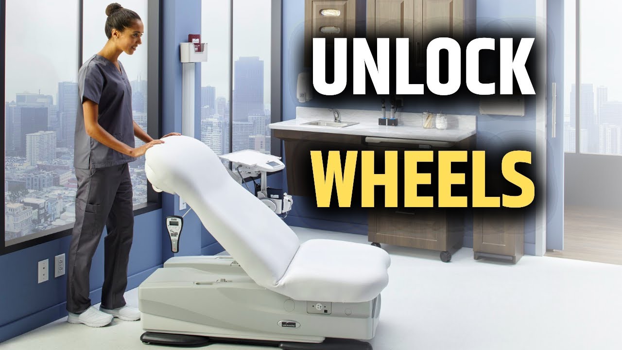 Unlocking and Locking Wheels on the Midmark Ritter Exam Table : A Step by Step Guide Ritter 225 224
