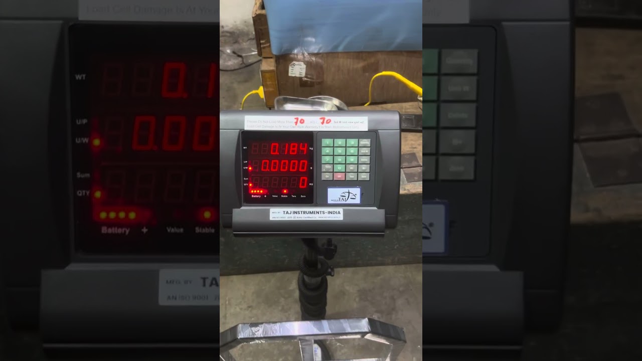 Demo-TI-T3A15E High Precision Piece Counting Platform Scale-70Kg-2g