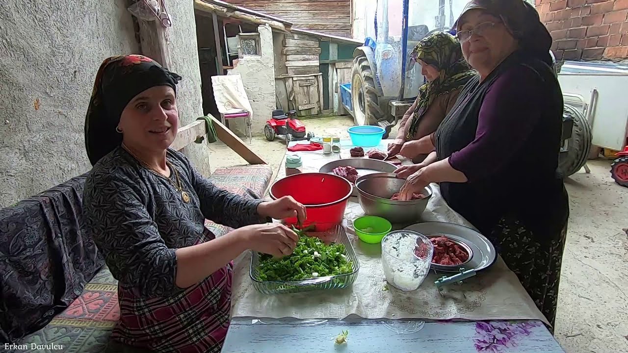 Evin önünde Mangal yaptık günlük vlog