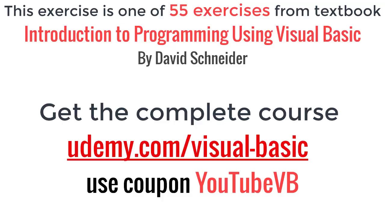 Introduction To Programming Using Visual Basic - Poker 2/2