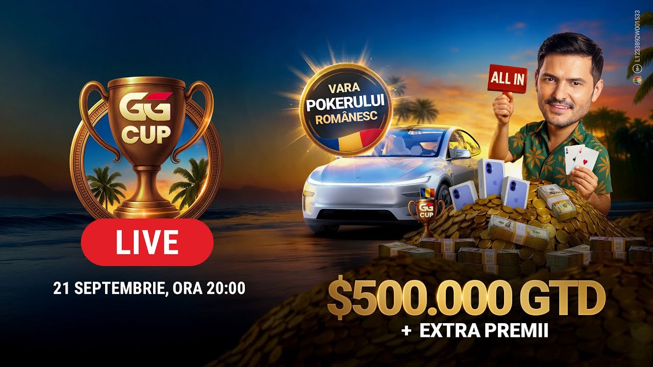 GG ROMANIAN MASTERS 2 - Poker și show pentru $500.000 GTD! Alături de Liviu V&acirc;rciu