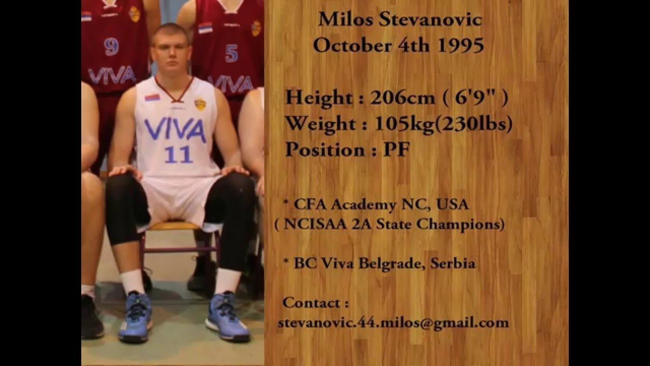 Milos Stevanovic - 2015/16 part 1 highlights