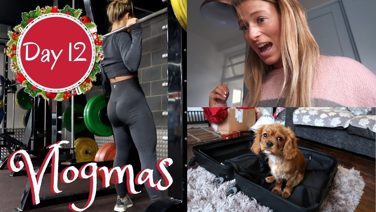 SPEND A MANIC DAY WITH ME & A Quick And Intense Leg Workout | VLOGMAS DAY 12