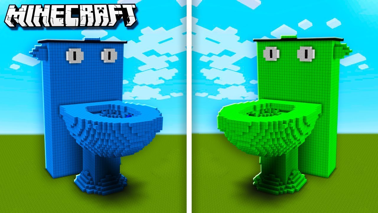 DENIS TOILET vs. SUB TOILET in Minecraft! (The Pals Minecraft)