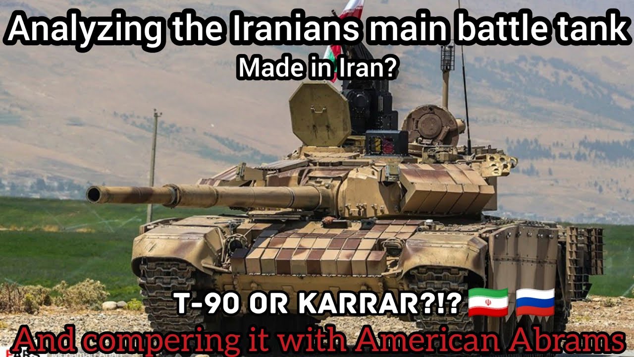 Analyzing the iranians main battle tank karrar and comparing it with American Abrams! (insane tank)