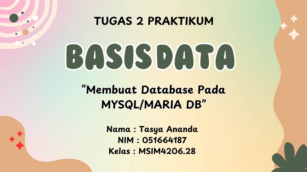 TUGAS 2 - BASIS DATA - UNIVERSITAS TERBUKA