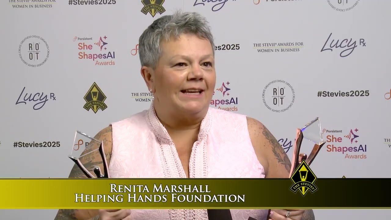 Renita Marshall Helping Hands Foundation wins in the 2025 Stevie® Awards for Women in Business