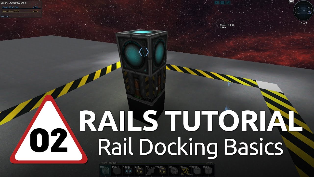 Starmade Rails - 02 - Rail Docking Basics [RUS-CC]