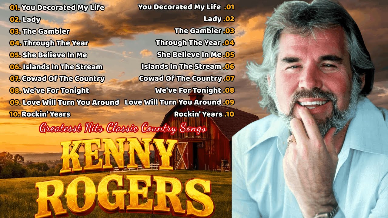 The Best Songs Of Kenny Rogers Nonstop Playlist 🤠 Kenny Rogers Greatest Hits 2026 🌾