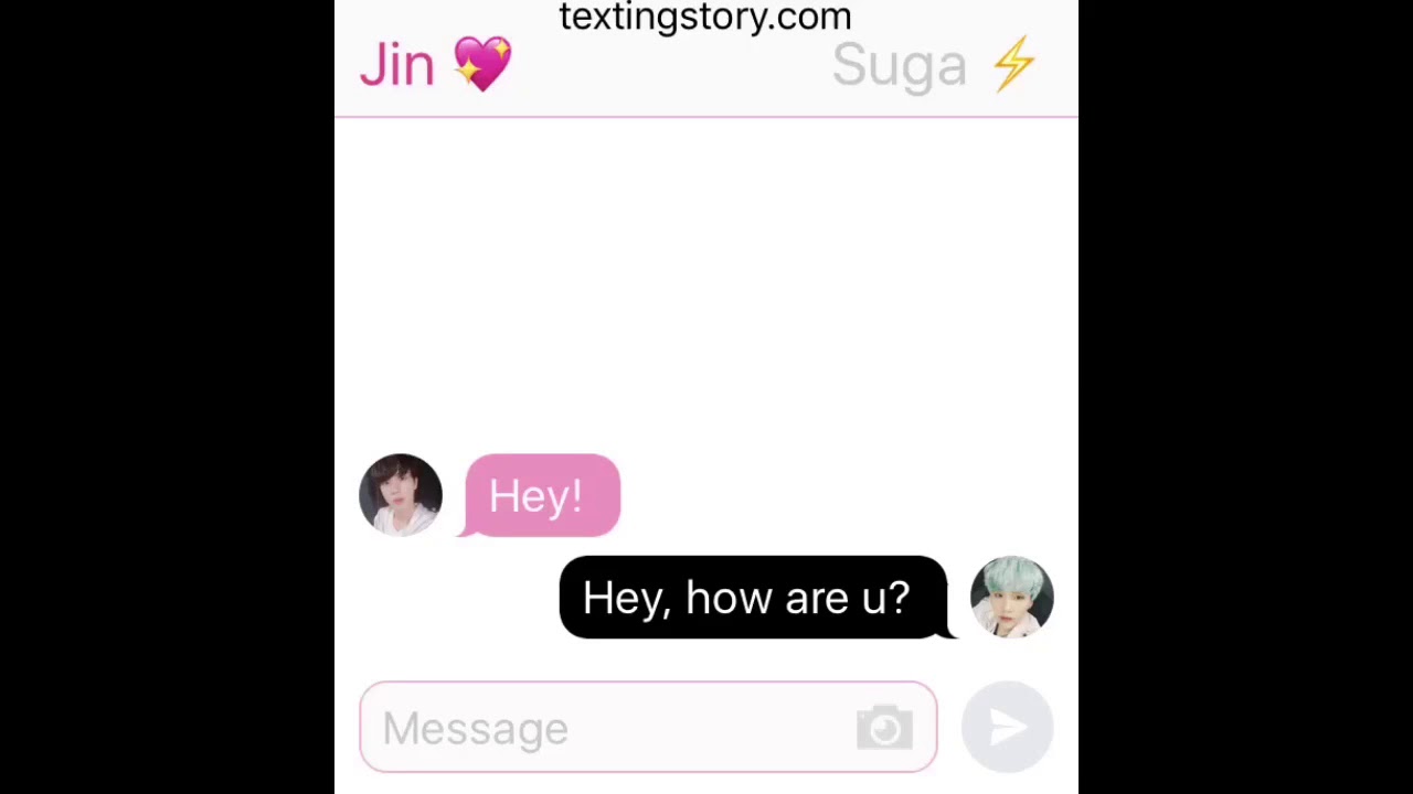 |BTS TextingStory #1| Together [Yoonjin]