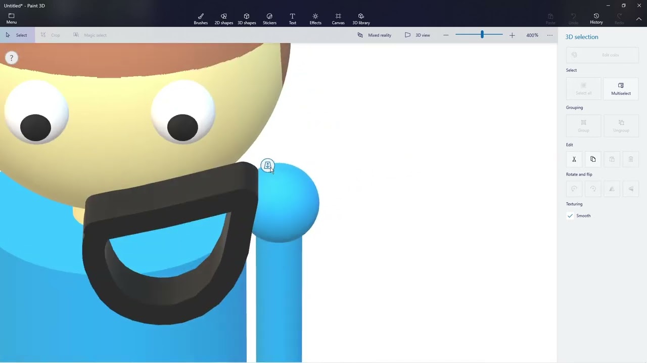 How to make Dave from Dave's Fun Algebra Class [Paint3D]