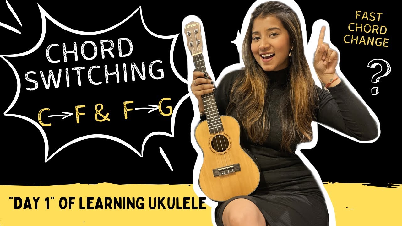 Day 1 of Learning Ukulele | Switching | Ritika Biswas
